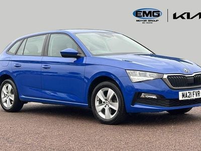 Used Skoda Scala SE 150 HP (110 kW) 2021 Blue Hatchback