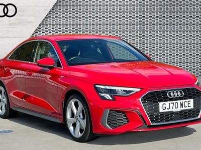 Used Audi A3 S-Line 150 HP (110 kW) 2020 Red Sedan