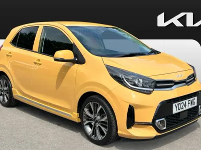 Used Kia Picanto GT-Line 67 HP (49 kW) 2024 Yellow Hatchback