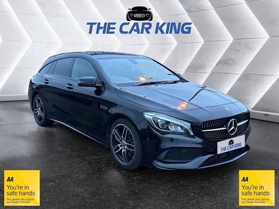Black Used 2017 Mercedes CLA220 Shooting Brake AMG line Estate | £10,980 (Fair price)