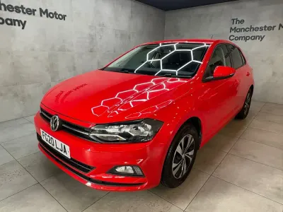 Begagnad VW Polo Match 95 HK (69 kW) 2020 Röd Halvkombi