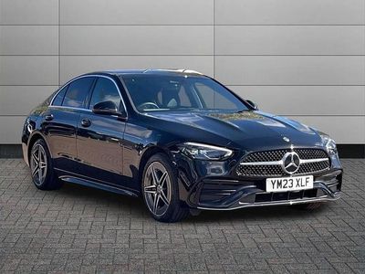 Used Mercedes C300e AMG line 308 HP (226 kW) 2023 Black Sedan