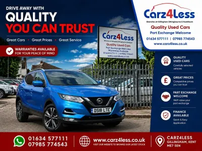 Used Nissan Qashqai N-Connecta 2018 Blue SUV