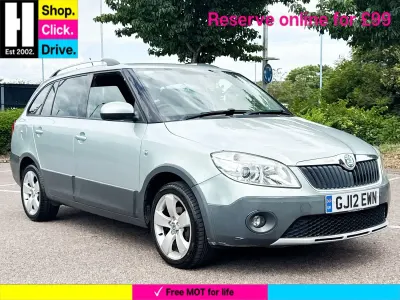 Used Skoda Fabia 86 HP (63 kW) 2012 Green Estate