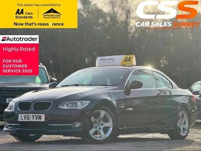 Black Used 2012 BMW 320 Cabriolet Comfort Edition Cabriolet | £4,995 (Good price)