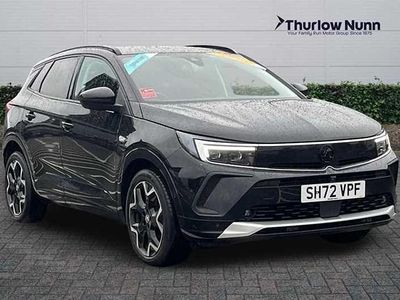 Used Vauxhall Grandland X Ultimate 130 HP (95 kW) 2022 Black SUV