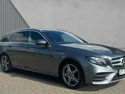 Used Mercedes E300 AMG Line Premium 316 HP (232 kW) 2020 Selenite grey metallic