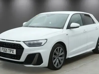 Used Audi A1 Sportback S-Line 95 HP (69 kW) 2021 White Hatchback