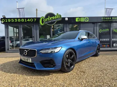 Used Volvo V90 R-Design 190 HP (139 kW) 2018 Blue Estate