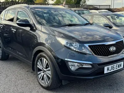 Used Kia Sportage 116 HP (85 kW) 2015 Black SUV