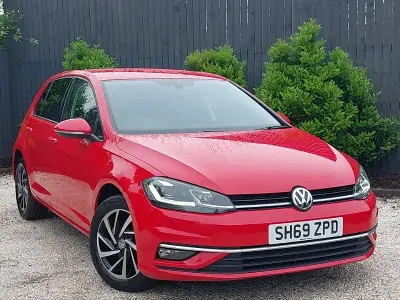 Used VW Golf VII Edition 150 HP (110 kW) 2020 Red Hatchback