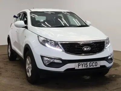 Used Kia Sportage 116 HP (85 kW) 2015 White SUV