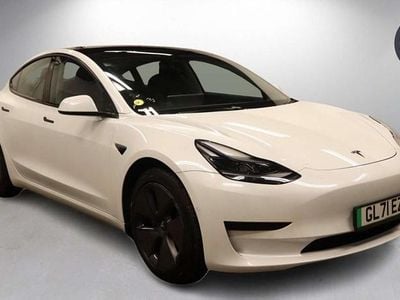 Used Tesla Model 3 Standard Range 366 kW (498 HP) 2021 White Sedan