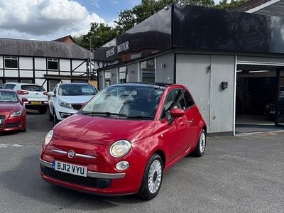 Red Used 2012 Fiat 500 Lounge Hatchback | £3,499 (Good price)