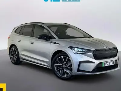 Used Skoda Enyaq iV SportlinePlus 194 kW (265 HP) 2023 Silver SUV