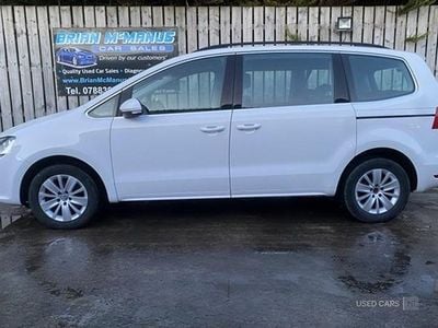 Used VW Sharan SE 140 HP (102 kW) 2013 White MPV