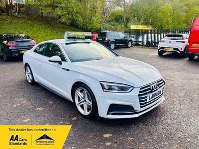White Used 2018 Audi A5 S-Line Coupe | £13,500 (Good price)