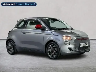 Used Fiat 500e Red 69 kW (95 HP) 2022 Grey Hatchback