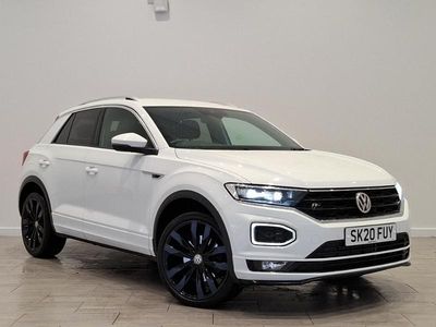 White Used 2020 VW T-Roc R-line SUV | £18,498 (Fair price)