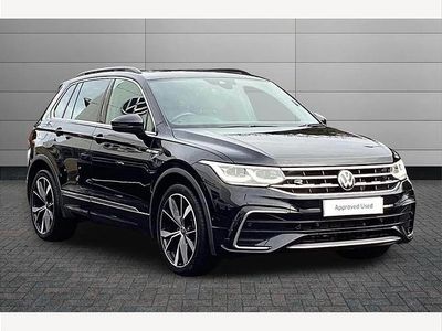 Black Used 2023 VW Tiguan R-line SUV | £28,050 (Fair price)