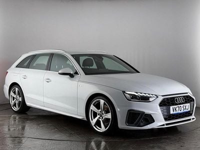 Used Audi A4 S-Line 136 HP (100 kW) 2020 White Estate