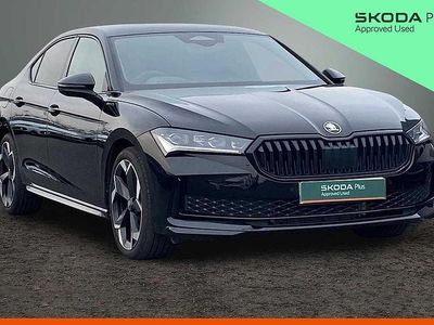 Used Skoda Superb SportLine 110 HP (80 kW) 2025 Midnight black metallic Hatchback