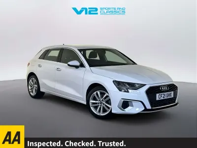 Used Audi A3 Sportback Sport 110 HP (80 kW) 2021 White Hatchback