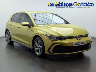 Used VW Golf VIII R-line 150 HP (110 kW) 2021 Yellow Hatchback