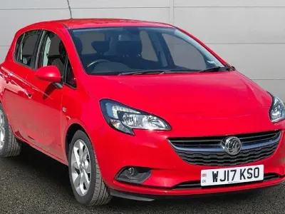 Usado Vauxhall Corsa 75 HP (55 kW) 2017 Vermelho Citadino