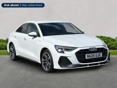 Begagnad Audi A3 S-Line 147 HK (108 kW) 2025 Vit Sedan