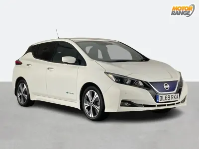 Gebraucht Nissan Leaf N-Connecta 110 kW (150 PS) 2019 Weiß Kleinwagen