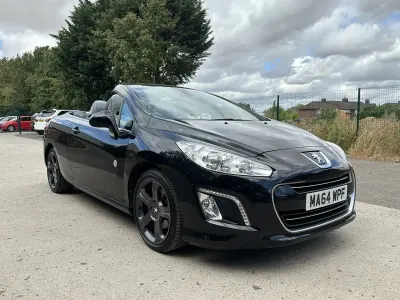 Used Peugeot 308 CC Roland Garros 2014 Black Cabriolet