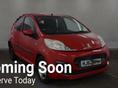 Used Peugeot 107 Allure 68 HP (50 kW) 2012 Red Hatchback