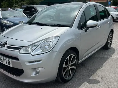 Used Citroën C3 Platinum 82 HP (60 kW) 2016 Silver Hatchback
