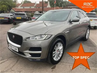 Used Jaguar F-Pace Portfolio 180 HP (132 kW) 2017 Silver SUV