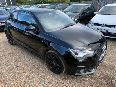 Used Audi A1 S-Line 122 HP (89 kW) 2014 Black Hatchback