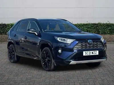 Used Toyota RAV4 Hybrid 2021 Blue/black SUV