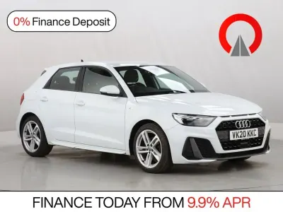 Used Audi A1 Sportback S-Line 116 HP (85 kW) 2020 White Hatchback