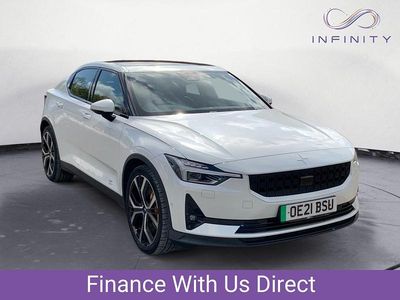 Begagnad Polestar 2 Pilot 300 kW (408 HK) 2021 Vit Halvkombi
