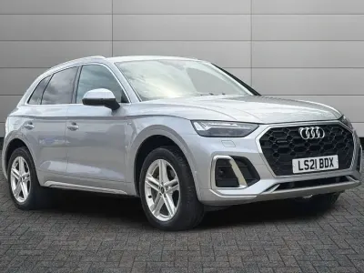 Used Audi Q5 S-Line 204 HP (150 kW) 2021 Floret silver SUV