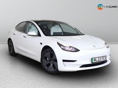 Used Tesla Model 3 Standard Range Plus 177 kW (241 HP) 2022 White Sedan