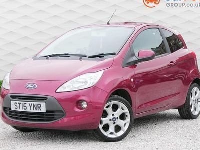 Used Ford Ka Zetec 69 HP (50 kW) 2015 Red Hatchback