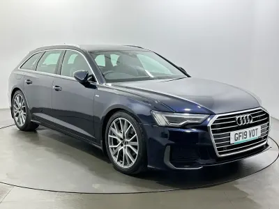 Used Audi A6 S-Line 204 HP (150 kW) 2019 Blue Estate
