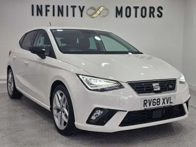 Used Seat Ibiza FR 95 HP (69 kW) 2018 White Hatchback