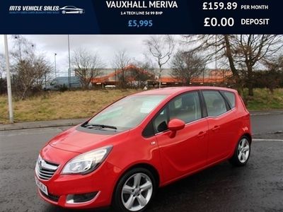 used Vauxhall Meriva 1.4 TECH LINE 2016,Bluetooth,Air Con,Park Sensors,Heated Seats,F.S.H,ULEZ OK