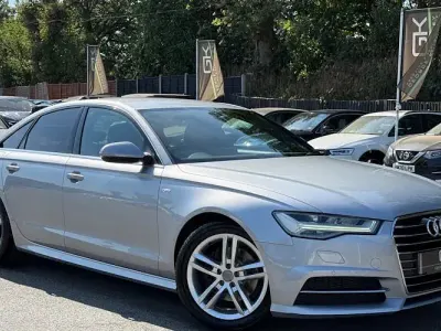Used Audi A6 S-Line 190 HP (139 kW) 2016 Silver Sedan
