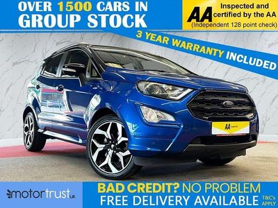 Used Ford Ecosport ST-Line 125 HP (91 kW) 2019 Blue SUV
