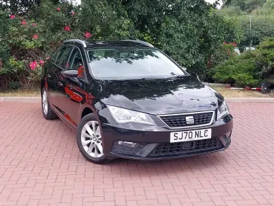Used Seat Leon SE 115 HP (84 kW) 2020 Black Estate