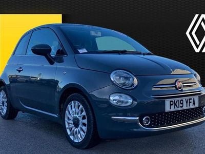 Grey Used 2019 Fiat 500 Lounge Hatchback | £8,068 (Fair price)