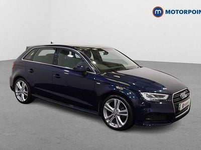 Used Audi A3 S-Line 2019 Blue Sedan